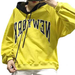 ORANGE NEW YORK Women’s Yellow Hoodie